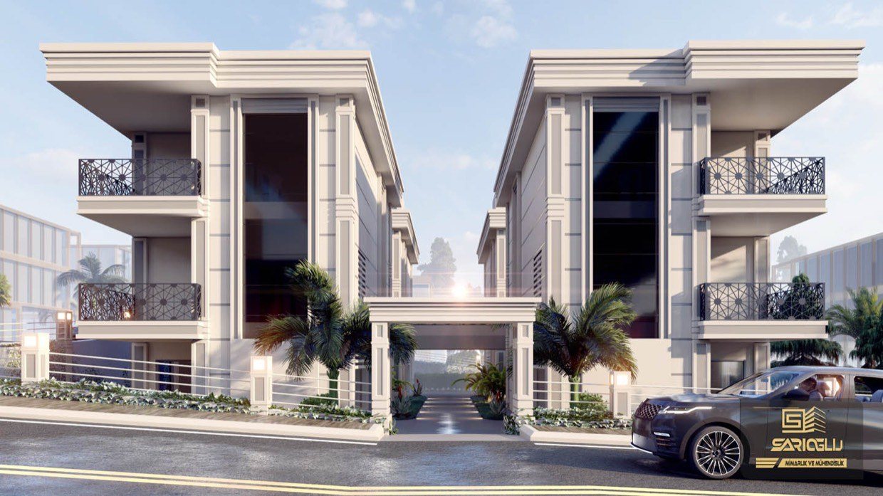 Dream World villalarının giriş kapısından görünümü